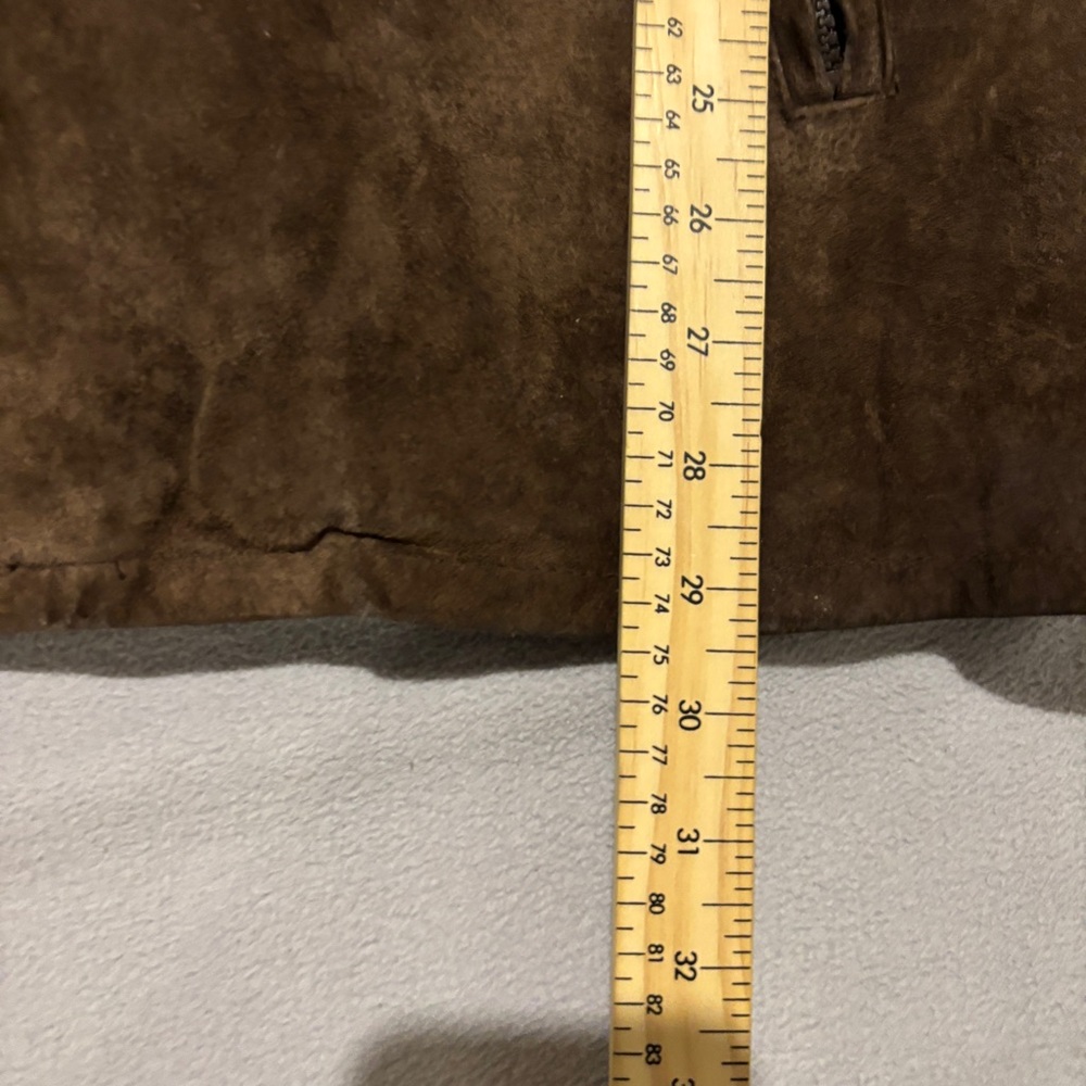 Pelle Cuir 100% Genuine Leather Jacket Size XL Brown Full Zip Biker Fall Outdoor - Picture 2 of 8